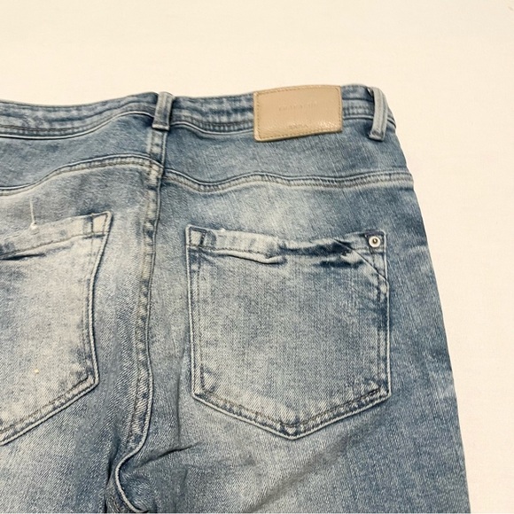 Zara Distressed Blue Jeans for Women Size 2 - Picture 13 of 16